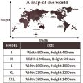 【Fashion】3d Wall Solid Acrylic World Map For Living Room Office Home Decor World Map Wall Decals Mural For Kid.
