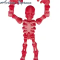 Poseable Skeleton Model Articulated Skeleton Action Figure 3d Printed Multi-jointed Movable Model for Desktop Decoration Kids Adults Gift Buyers' Choice Movable Joints Skeleton Toy. 