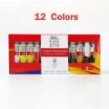 Winsor Newton 12/18/24 Colors Professional Color Oil Paints 12ml Tube Painting Pigments With Brush And Palette Art Supplies.