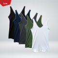 Women's V-Neck Sleeveless Cotton Vest Tank Top From Levin. 