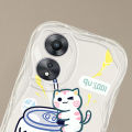 VRQR Handmade Bracelet Phone Case For Xiaomi Redmi 13C Back Cover Wavy Cute Cat Pattern cover. 