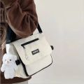 2023 Women's Bag Korean Style Female Messenger Bags College Large Capacity Versatile Shoulder Bag Student School Bags Bolsos Sac. 