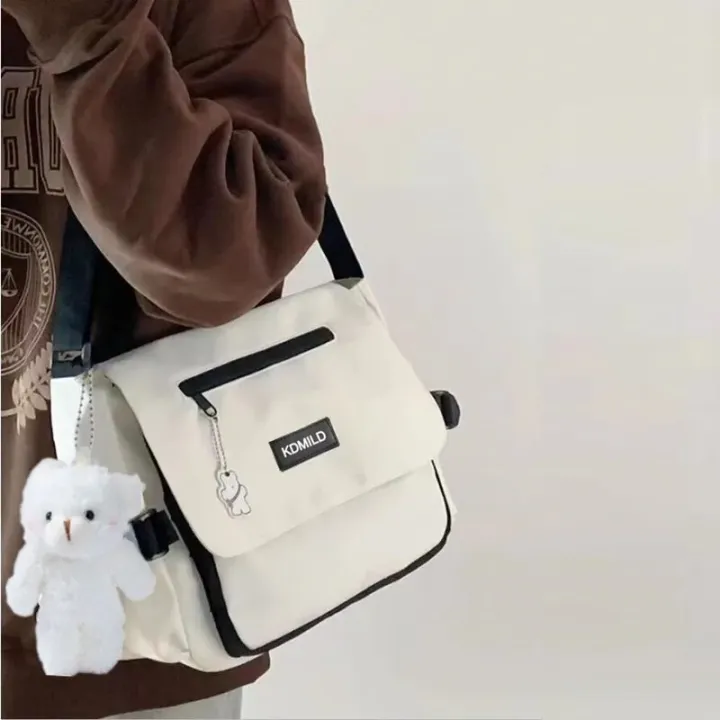 2023%20Women's%20Bag%20Korean%20Style%20Female%20Messenger%20Bags%20College%20Large%20Capacity%20Versatile%20Shoulder%20Bag%20Student%20School%20Bags%20Bolsos%20Sac%20-%20Image%204
