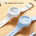 100% Authentic Hello Kitty Watch for Girls Fashion Waterproof Watch Quartz Watches for Boys Clear Luminous Scratch Resistant Cute Wristwatch for Kids Watch Sanrio 877. 