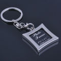 1pc Chic Transparent Clear Insert Photo Picture Frame Key Ring Chain Keychain MJD.