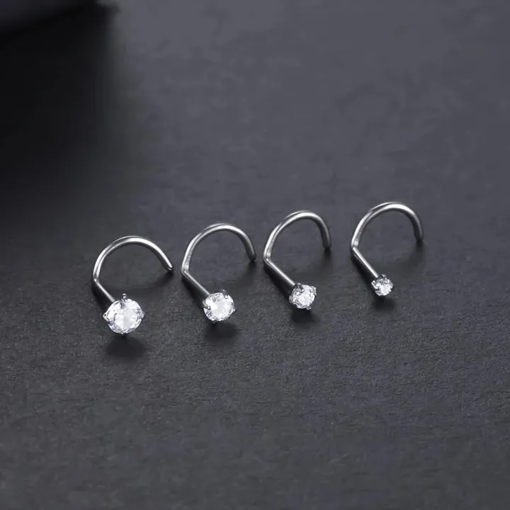 G23%20Titanium%20Nose%20Stud%20Piercings%2020G%20Cubic%20Zirconia%20Set%201.5/2/2.5/3MM%20Screw%20Nostril%20Pircing%20Nariz%20Earring%20Jewelry%20Wholesale%20-%20Image%205