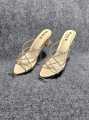 Girls High Hill Weightless Women Fashionable Full Stone Shoes - Shoe For Women. 
