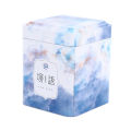 Tea Sealed Box Kitchen Storage Container Jar Tin Square Can Candy Iron Vintage Huiye.