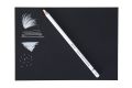 Brustro Artists Black & White Coloured Pencils Set of 3 Whites and 3 Blacks. 