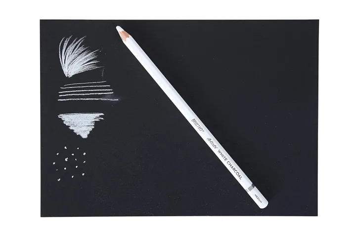 Brustro%20Artists%20Black%20&%20White%20Coloured%20Pencils%20Set%20of%203%20Whites%20and%203%20Blacks%20-%20Image%206