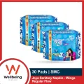 Joya Sanitary Napkin - Wings Regular Flow - 10 Pads Pack - Panty/Wings System - Combo of 3 Packs - 30 Pads.
