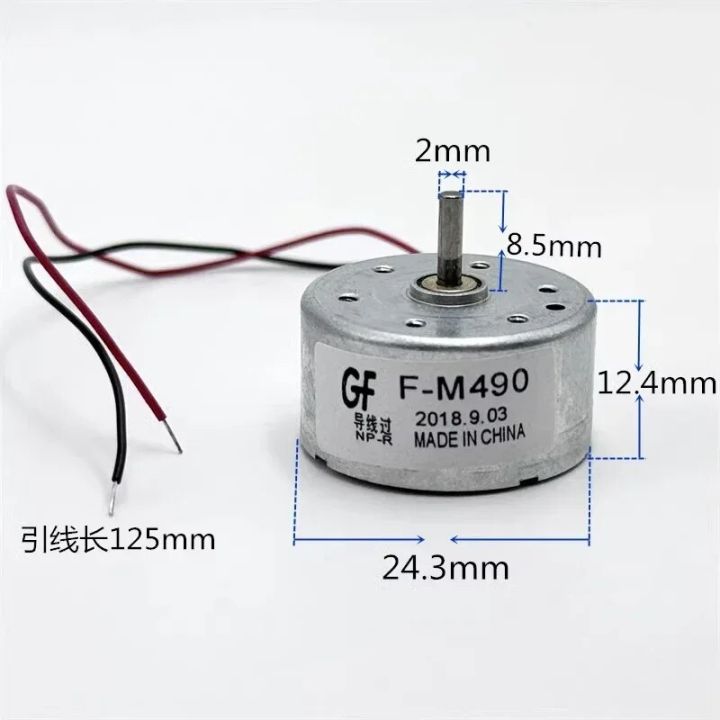 RF-300CA%20DC%201.5V%203V%203.7V%205V%206V%205200RPM%20Low%20Current%20Mute%20Mini%2024mm%20Round%20Spindle%20Motor%20DIY%20Solar%20Power%20Hobby%20Toy%20Fan%20Model%20-%20Image%202