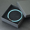 2024 New Minimalist Rope Bracelet Unisex Stainless Steel Snap Fastener Lucky Red Thread Braslet Gift For Lovers Pulsera Macrame.