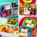 Lunch Bento Box Accessories Fruit Food Picks Silicone Cups Lunch Box Dividers and Multi-Purpose Silicone Wrap Bands for Kids. 