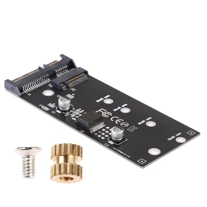 B+M key M.2 ngff ssd to m.2 sata 3 raiser m.2 to sata adapter expansion card