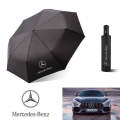 umbrella for Mercedes Benz men's original super umbrella rainstorm wind proof double long handle umbrella original Mercedes Benz umbrella.