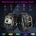 LIGE Flashing Light Smart Watch For Women Men Bluetooth Calling Sports mode Sleep Monitoring Waterproof Smartwatch watches women.