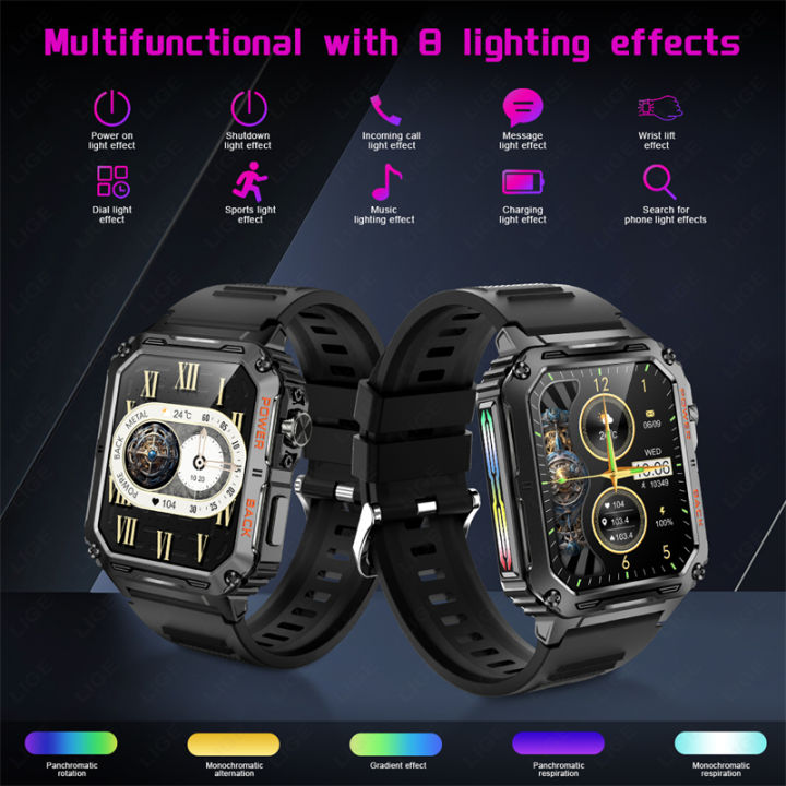LIGE%20Flashing%20Light%20Smart%20Watch%20For%20Women%20Men%20Bluetooth%20Calling%20Sports%20mode%20Sleep%20Monitoring%20Waterproof%20Smartwatch%20watches%20women%20-%20Image%204