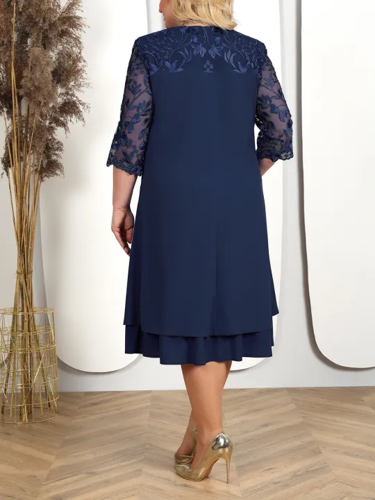 Plus%20Size%20Summer%20Dress%202023%20Elegant%20Embroidery%20Chiffon%20Prom%20Formal%20Party%20Dresses%20for%20Chubby%20Women%20Loose%20Ladies%20Church%20Dress%20-%20Image%204