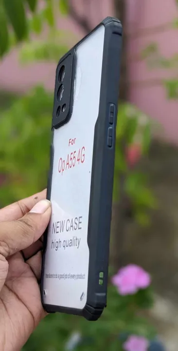 For%20Oppo%20A55%204G%20Shockproof%20Transparent%20Pc%20Tpu%20Bumper%20Military%20Grade%20Rugged%20Case%20-%20Image%203