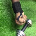Long Wrist Support Wrap for Gym & Workout – Black – 1 Pair.
