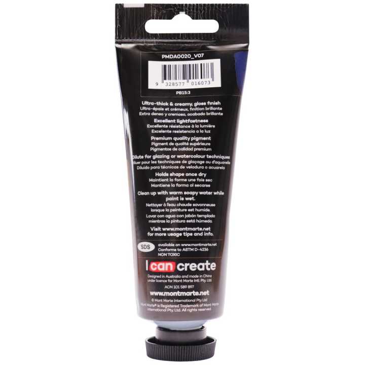Mont%20Marte%20Dimension%20Acrylic%2075mls%20-%20Phthalo%20Blue%20-%20Image%202