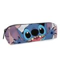 Disney Stitch Pencil Case Cartoon Figure Lilo Stitch Print Pen Bag Students School Supplies Large Pen Eraser Ruler Storage Bag.
