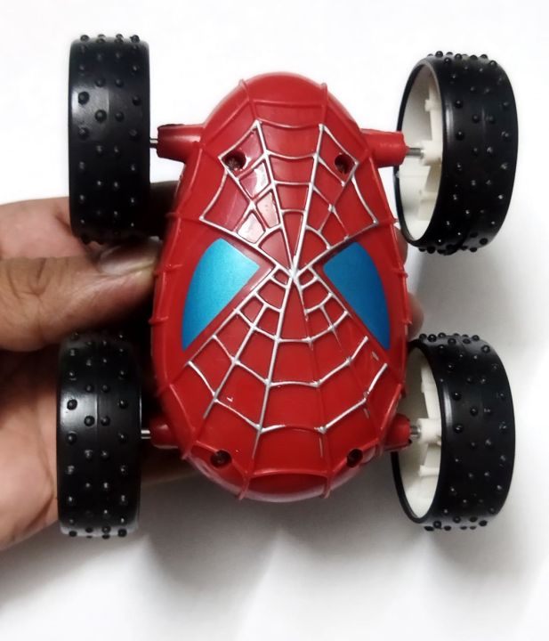 Spiderman%20Stunt%20Car%20Toy%20Multicolor%20Spiderman%20Friction%20Car%20Two%20Sided%20Push%20&%20Go%20Plastic%20&%20Rubber%20Stunt%20Car%20For%20Kids%20-%20car%20toy%20-%20Image%202