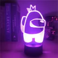 Among us game 3D remote control colorful touch night light app console light Crack base colorful touch remote control effect and easy to use. 