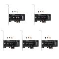 JOUYI 5X Add on Cards PCIE to M2 Adapter PCI Express 3.0 X1 to NVME SSD M2 PCIE Raiser Adapter Support 2230 2242 2260 M.2 SSD. 