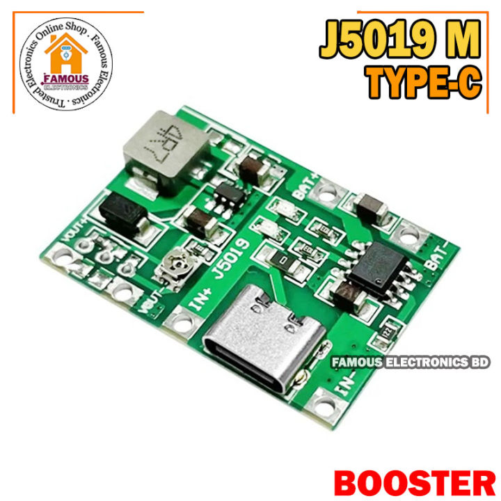 J5019%20TYPE-C%20Li-ion%203.7/4.2%20Volt%20Battery%20Charger%20Board%20+%20DC-DC%20Step%20Up%20and%20Down%20Boost%20Module%20-%20Image%204