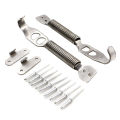 Aluminum Alloy Car Racing Mount Bonnet Hook Pin Lock Kit Latch Spring Fastener. 