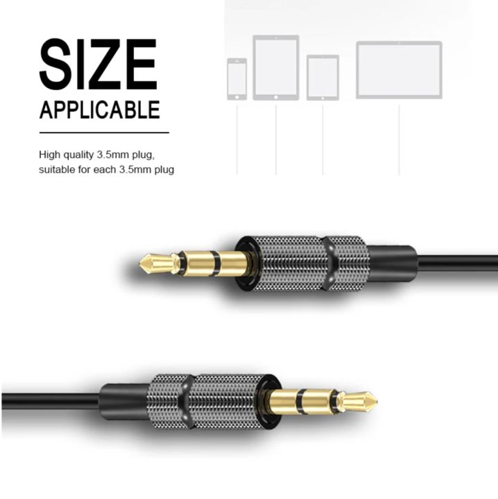 2pcs%203.5mm-3.5mm%20Jack%20Audio%20Cable%20Stereo%20Aux%20Cord%20Hi-Fi%20Audio%20Cable%20-%20Image%206