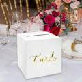 Box with Slot Modern Multipurpose Envelope Box Centerpiece. 