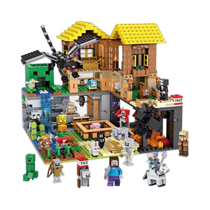 Compatible%20with%20LEGO%20Minecraft%20bricks,%20cave%20huts,%20ender%20dragon%20houses,%20children's%20men's%20building%20toys%20-%20Image%205
