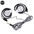 high quality 3.5mm Wired Headphones HIFI Heavy Bass Headset Over-ear Adjustable Ear hook Earphones Music Earphone for Phone. 