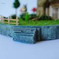 2x Miniature Craft Foam Board, DIY Landscape Scenery Building Foam Slab Diorama Base 30cmx20cmx4cm. 