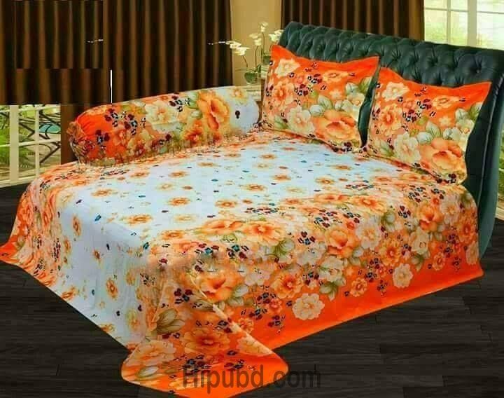 Bed%20Sheet%20100%25%20Cotton%20King%20Size%20Bed%20Sheet%20Set%20with%20Two%20Pillow%20Covers%20-%20Image%202