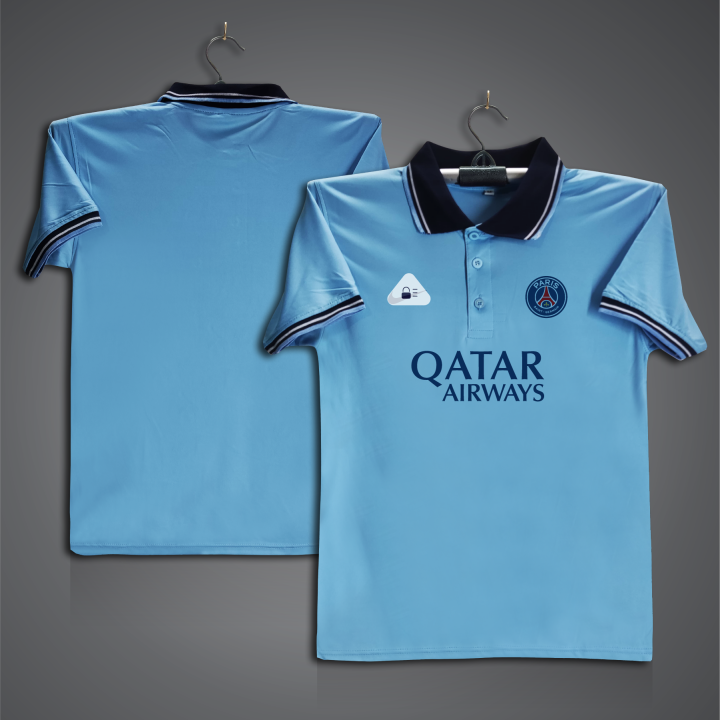 PSG%20Short%20Sleeve%20Collar%20Polo%20Football%20Jersey%20For%20Men%20-%20Half%20Sleeve%20Collar%20Polo%20psg%20t%20shirt%20-%20PSG%20Fan%20Jersey%20-%20Image%202