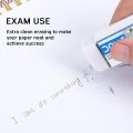 Doms Non-Toxic Dust Free Extra Long Eraser Set in Cardboard Box (Pack of 20), White. 
