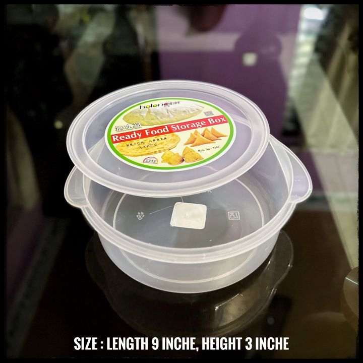 Ready Food Storage Roti Box - Round Container Roti Box: Keep Your Rotis Fresh – Simple To Use, Easy To Carry, and Best Quality Product