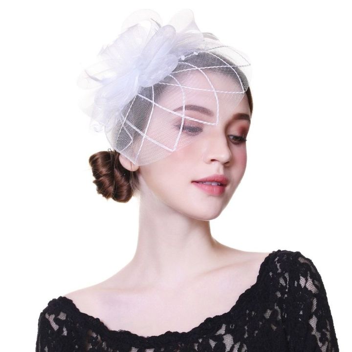 %E3%80%90Shop%20the%20Look%E3%80%91%20Mesh%20Headband%20Headwewar%20Fascinators%20Hat%20Hair%20Accessory%20Hair%20Clip%20Feathers%20Fedoras%20-%20Image%203