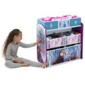 Disney Frozen II 5-Piece Toddler Bedroom Set | Material: Plastic | Assembled dimensions: 29.5″ W x 54.25″ D x 17.25″ H. 