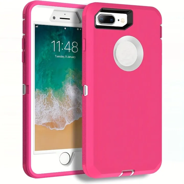 Christmas%20Gifts,%20Built-in%20Screen%20Protector,%20Gifts,%20Shockproof%203-Layer%20Full%20Body%20Protection%20Rugged%20Heavy%20Duty%20High%20Impact%20Hard%20Phone%20Cases%20Cover%20For%20IPhone%208%20Plus%20/%20IPhone%207%20Plus,%20Women's%20Fashion%20-%20Image%208