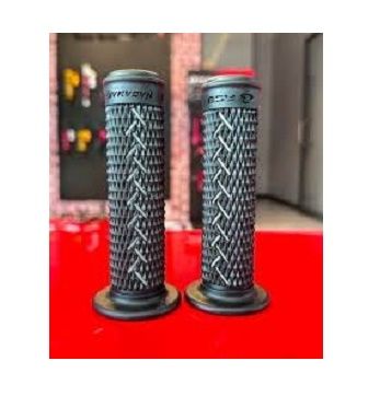 RCB Nagamaki Handle bar Grips For Motorcycle- Black