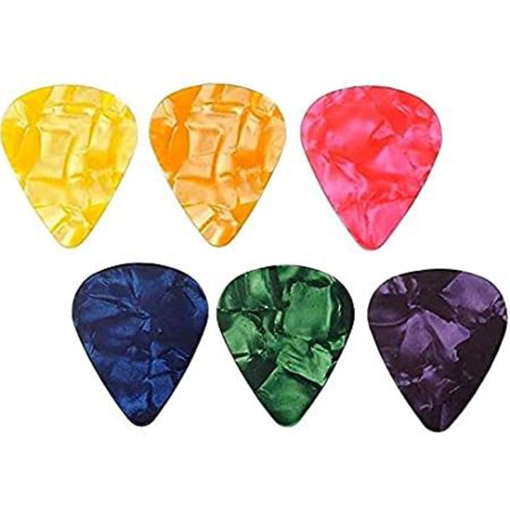 5 pcs celluloid guitar picks set