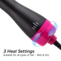 3 In 1 Hair Dryer Brush One-step Volumizer Blow Dryer Brush Hair Straightener Curler Professional Hot Air Brush Hair Styler Comb.