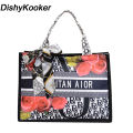（NEW） Women 2024Tote Bag Fashion Printing Pu Leather Large Handbag For Birthday Gifts. 