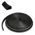 10M U Shape Rubber Door Edge Trim Door Edge Protector Guard Car Protective Seal Strips Universal For All Cars. 