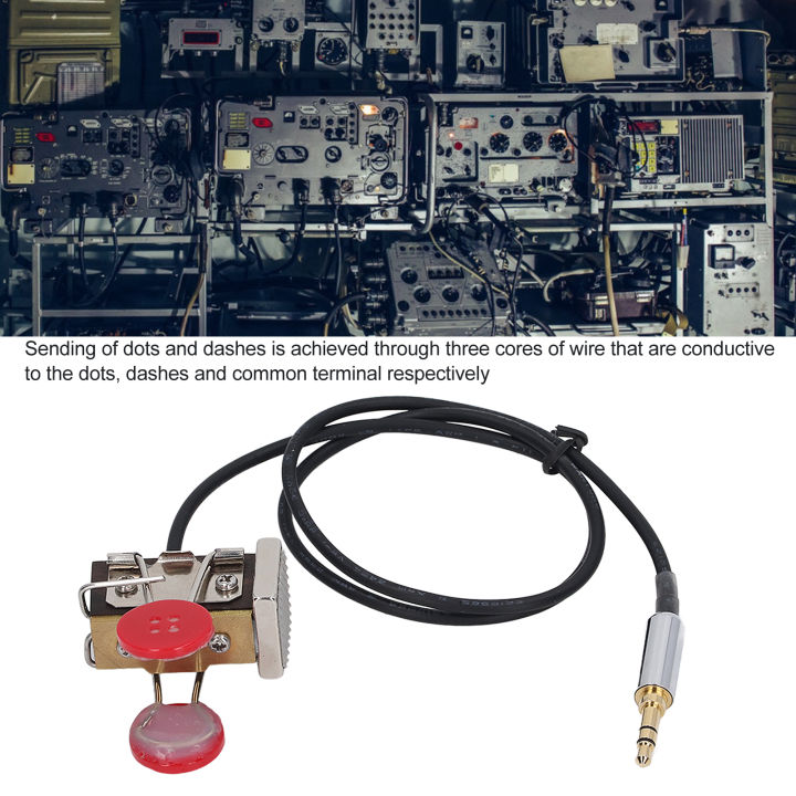 Morse%20Telegraph%20Key,%20Small%20Portable%20Fine%20Workmanship%20CW%20Morse%20Code%20Key%20Easy%20Usage%20for%20Camping%20-%20Image%203